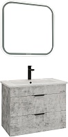 Grossman Мебель для ванной Кросс 65 подвесная бетон